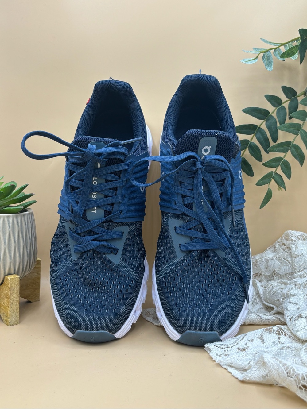 On Running Men's Athletic Running Shoes - Navy